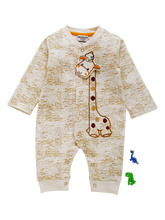 Boys Full Sleeve Romper Giraffe